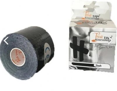 Bia Tape Kinesiology Ağrı Bandı 5cm 5 mt SİYAH