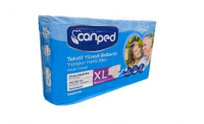 Canped Belbantlı Hasta Bezi Büyük Boy X Large 30 Adet