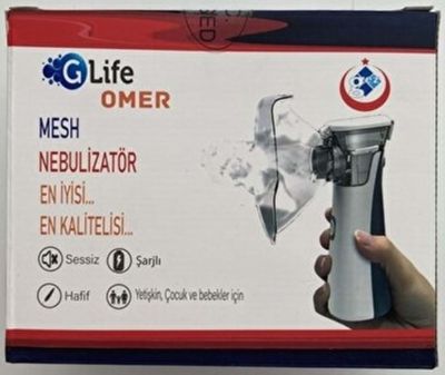 Ömer G-life El Tipi Şarj Edilebilir, Taşınabilir Mini Mesh Nebulizatör