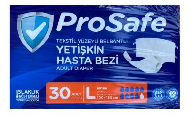 Prosafe Prpsafe Yetişkin Hasta Bezi Large 60 Adet (2 paket) Hasta Bezi