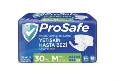 Prosafe Yetişkin Bel Bantlı  Hasta Bezi M