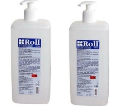 Roll Antiseptik Solüsyon El Cilt Solüsyonu Dezenfektanı 1000 ml 2 Adet