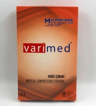 Varimed Orta Basınçlı Ccl 2 (23 - 32 Mmhg) Uyluk Boyu Burnu Kapalı Varis Çorab 1 NO