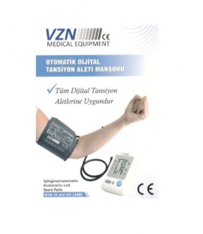 Vzn Digital Tansiyon Aleti Manşon Manşet 22 - 36 CM Tüm Modellere Uyumlu